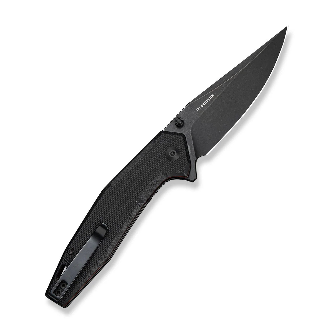CIVIVI Stravion Flipper & Thumb Stud Knife Black & Orange G10 Handle (3.42" Black Stonewashed Nitro-V Blade) C25043 Sample1 - Image 4