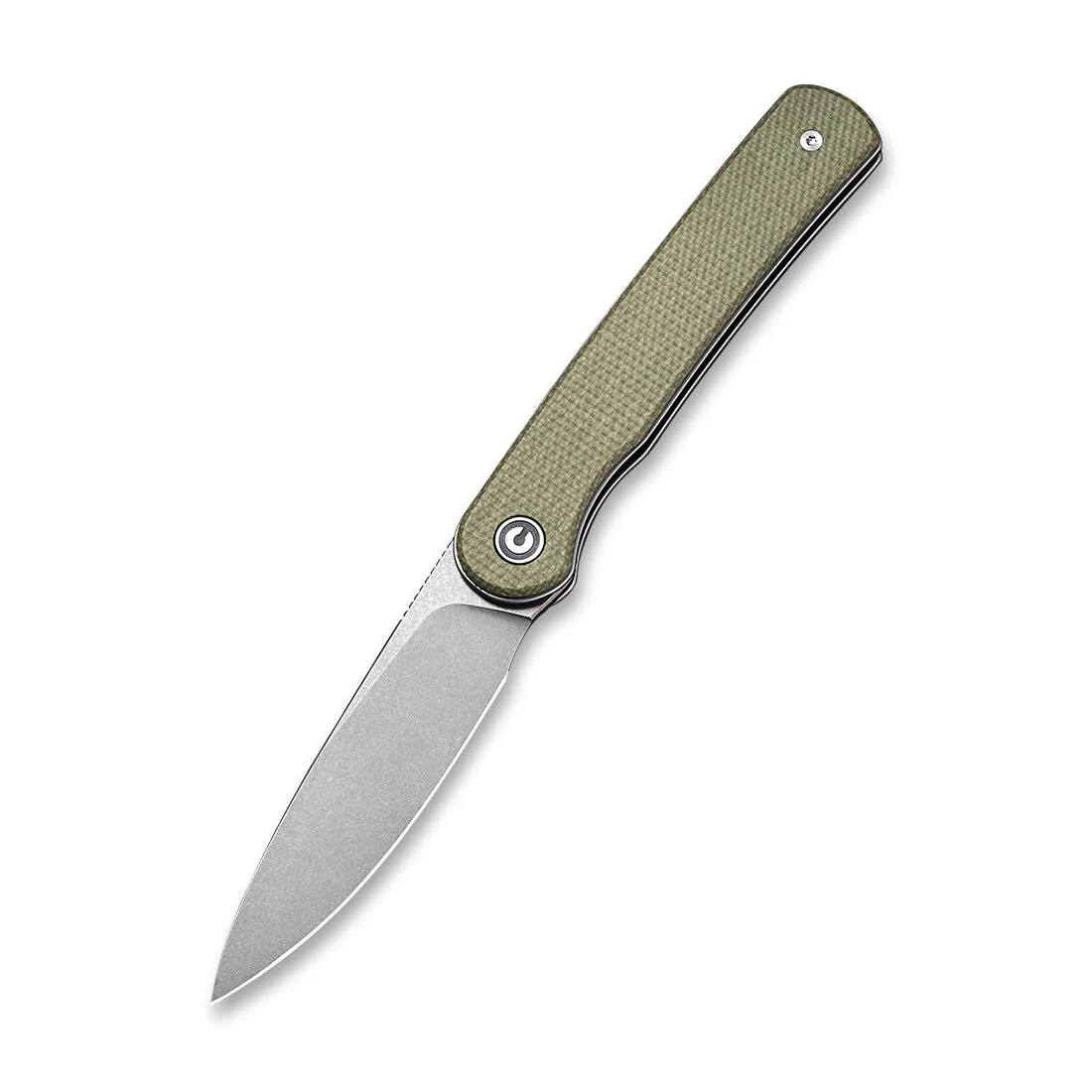 CIVIVI Stylum Front Flipper & Slip Joint Knife Micarta Handle (2.96" 10Cr15CoMoV Blade) C20010B-B - Image 3