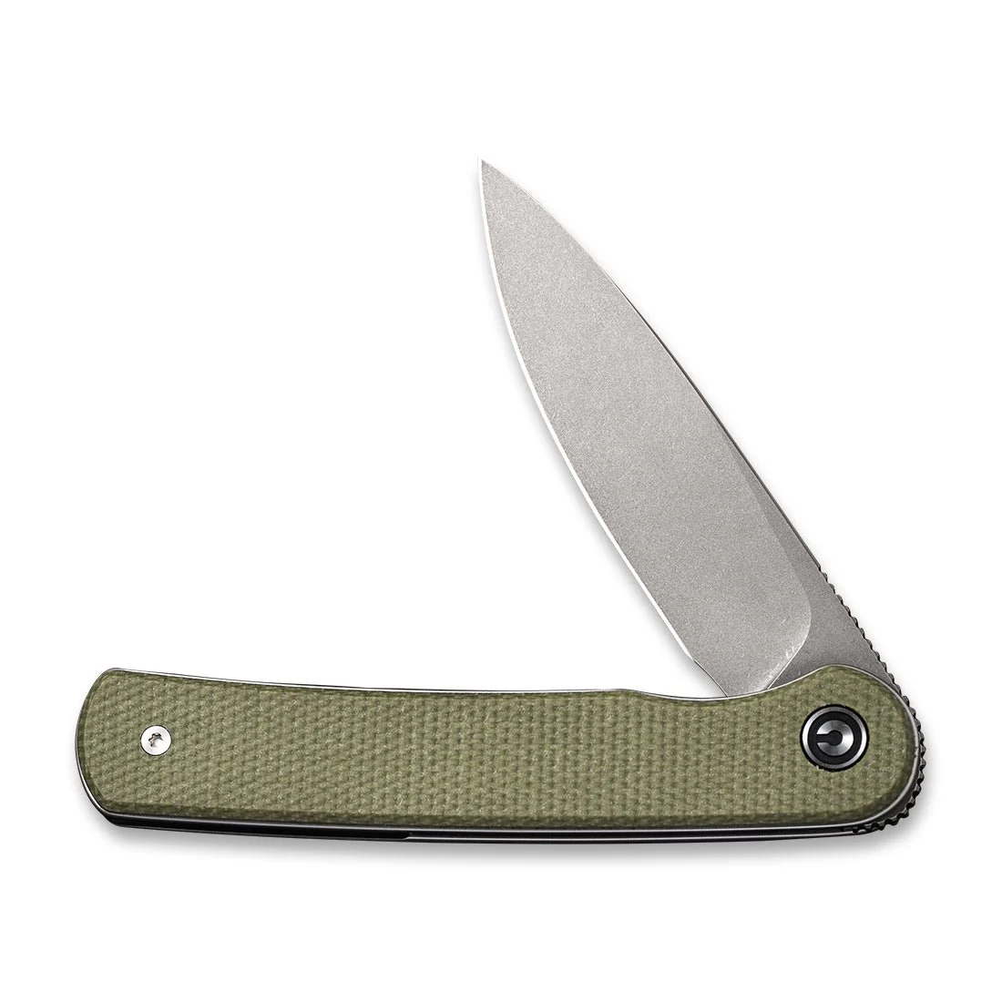 CIVIVI Stylum Front Flipper & Slip Joint Knife Micarta Handle (2.96" 10Cr15CoMoV Blade) C20010B-B - Image 4