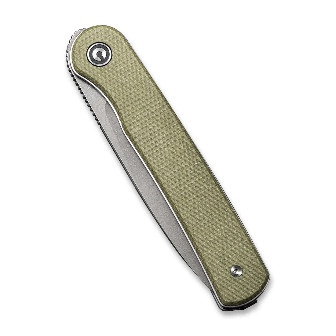 CIVIVI Stylum Front Flipper & Slip Joint Knife Micarta Handle (2.96" 10Cr15CoMoV Blade) C20010B-B - Image 5