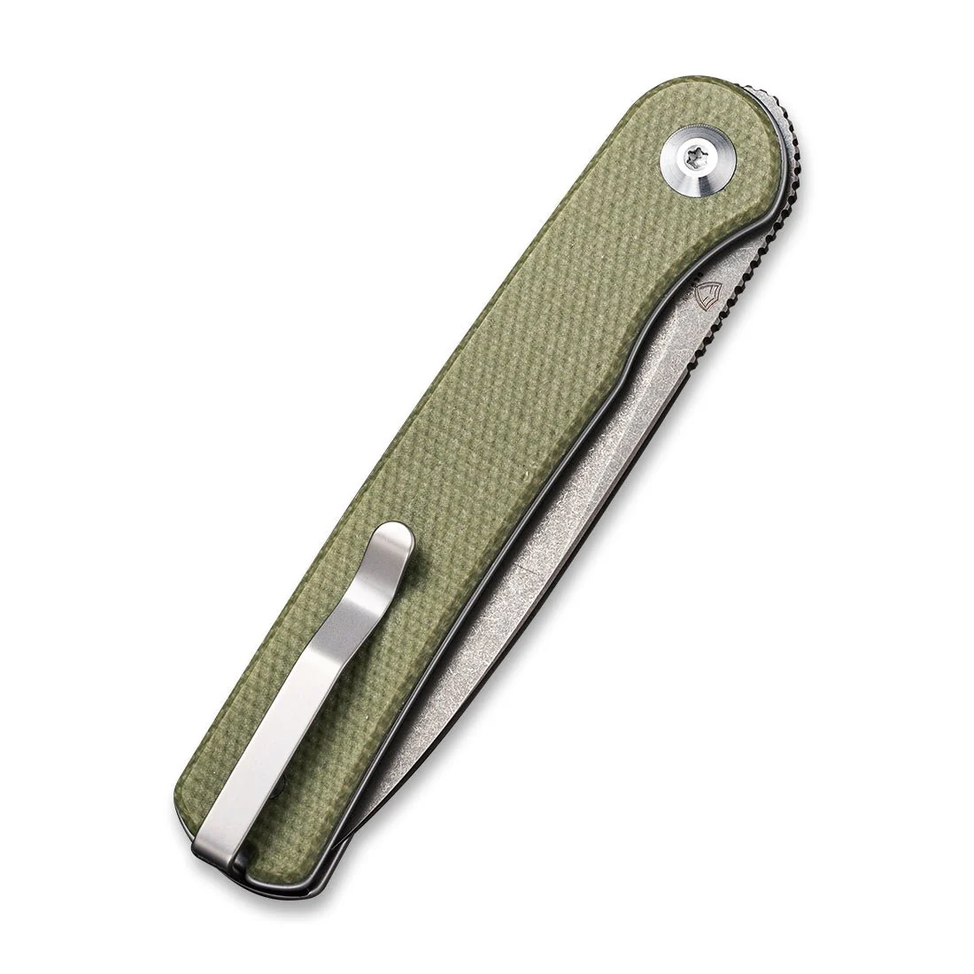 CIVIVI Stylum Front Flipper & Slip Joint Knife Micarta Handle (2.96" 10Cr15CoMoV Blade) C20010B-B - Image 6