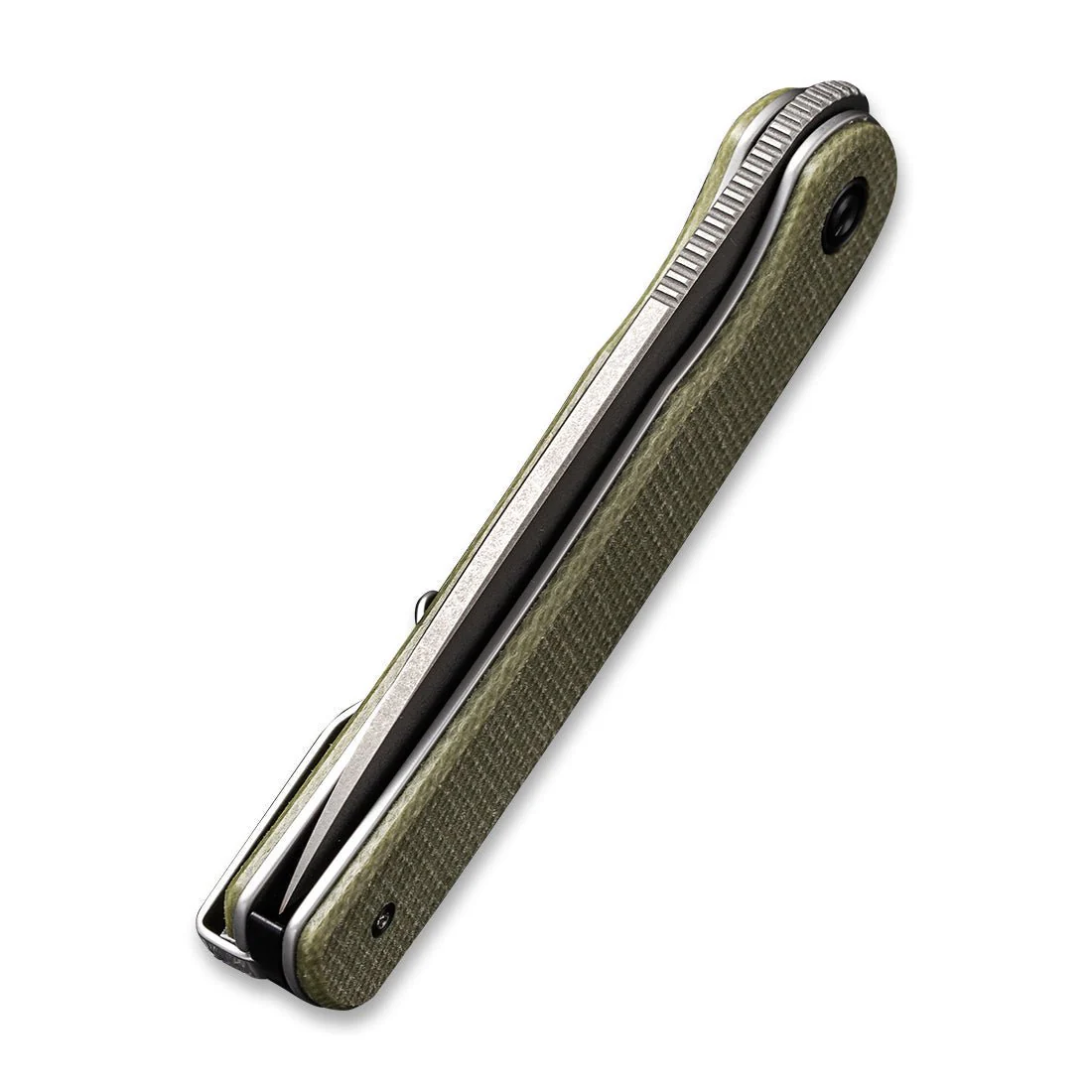 CIVIVI Stylum Front Flipper & Slip Joint Knife Micarta Handle (2.96" 10Cr15CoMoV Blade) C20010B-B - Image 7