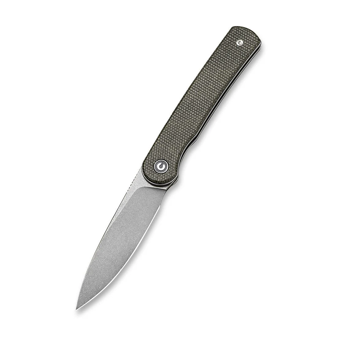 CIVIVI Stylum Front Flipper & Slip Joint Knife Micarta Handle (2.96" 10Cr15CoMoV Blade) C20010B-C - Image 3