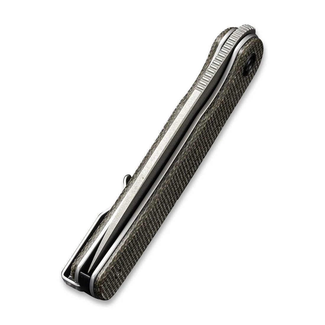CIVIVI Stylum Front Flipper & Slip Joint Knife Micarta Handle (2.96" 10Cr15CoMoV Blade) C20010B-C - Image 7