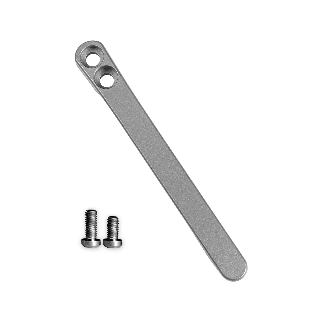 CIVIVI Titanium Pocket Clip for Baby Banter Knife, with 2PCS Titanium Screws T003A (Plain) - Image 2
