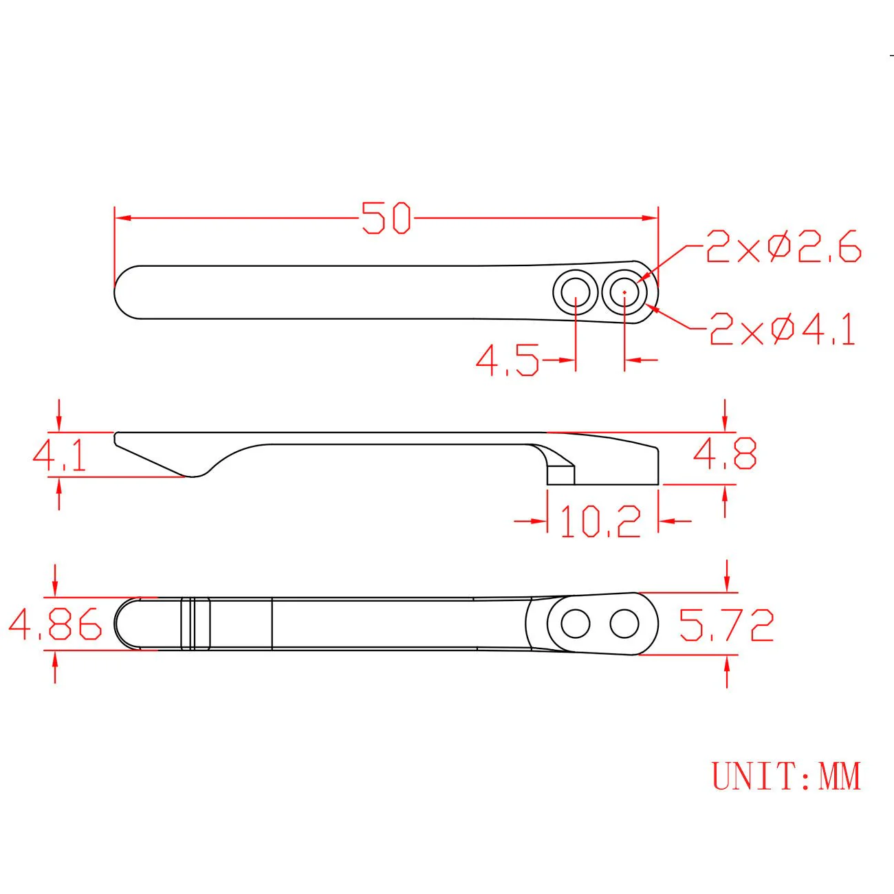 CIVIVI Titanium Pocket Clip for Baby Banter Knife, with 2PCS Titanium Screws T003B (Black) - Image 7