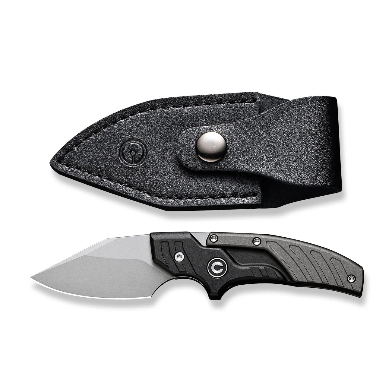 CIVIVI Typhoeus Adjustable Fixed Blade Knife Aluminum Handle (2.27" 14C28N Blade) C21036-3 - Image 9