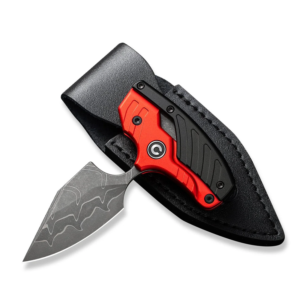 CIVIVI Typhoeus Adjustable Fixed Blade Knife Aluminum Handle (2.27" Damascus Blade) C21036-DS1 - Image 10