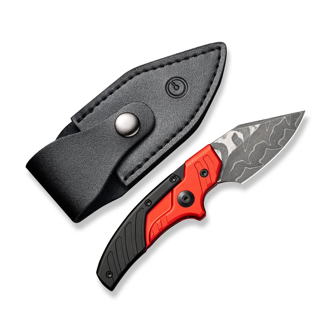 CIVIVI Typhoeus Adjustable Fixed Blade Knife Aluminum Handle (2.27" Damascus Blade) C21036-DS1 - Image 7