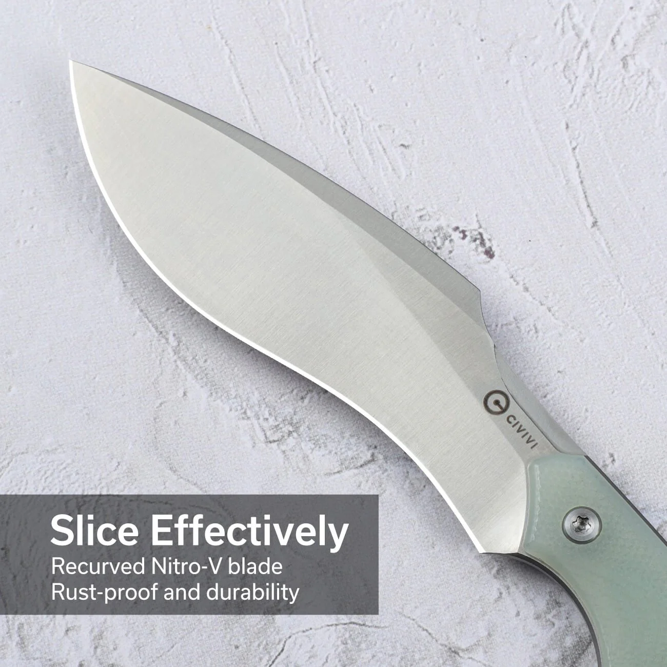 CIVIVI Vaquita II Fixed Blade Knife G10 Handle (3.2" Nitro-V Blade) C047C-2 - Image 5