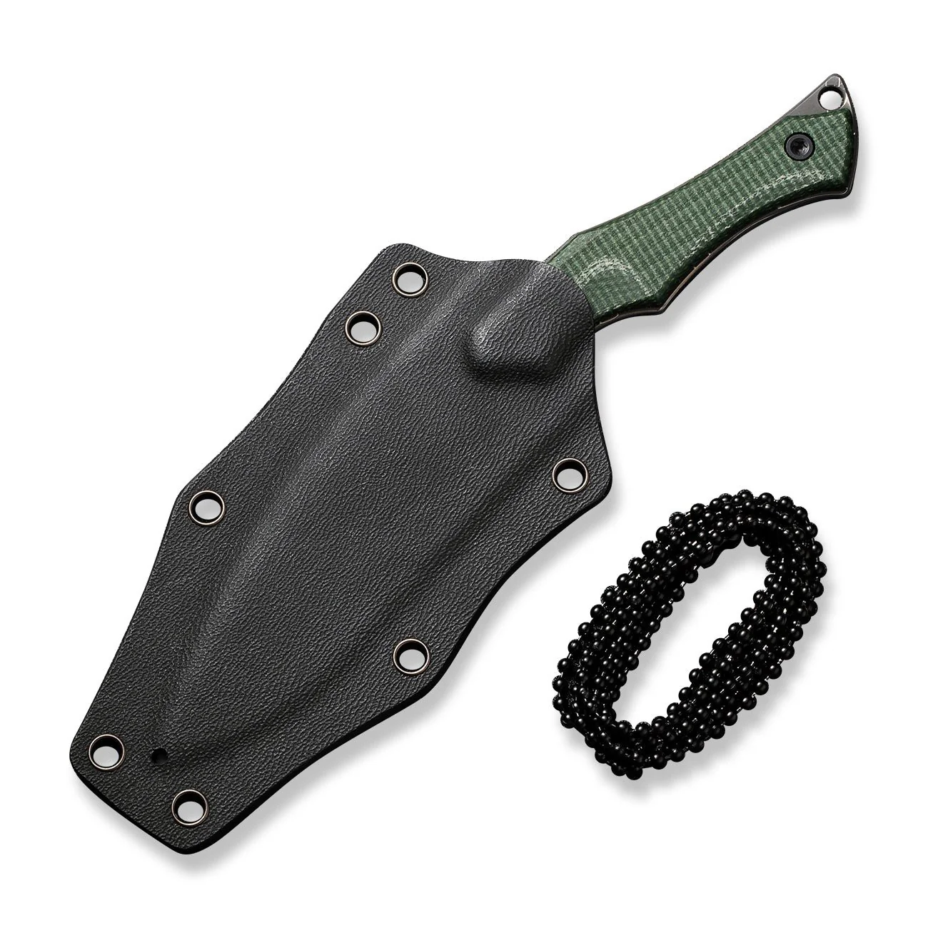 CIVIVI Vaquita II Fixed Blade Knife Micarta Handle (3.2" Damascus Blade) C047C-DS2 - Image 13