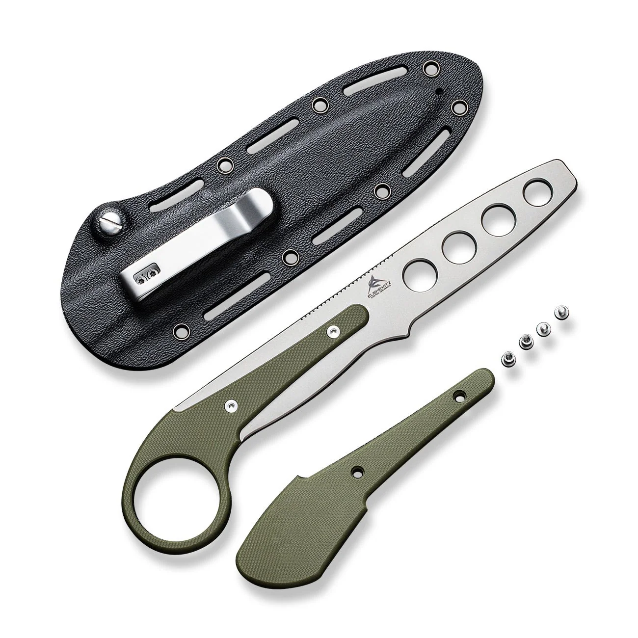CIVIVI Varius Fixed Blade Knife G10 Handle (3.26" D2 Dull Trainer Blade) C22009C-2 - Image 7