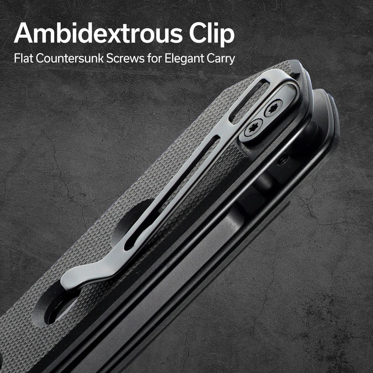CIVIVI Vision FG Thumb Stud & Superlock Knife G10 Handle (3.54" Nitro-V Blade) C22036-1 - Image 3