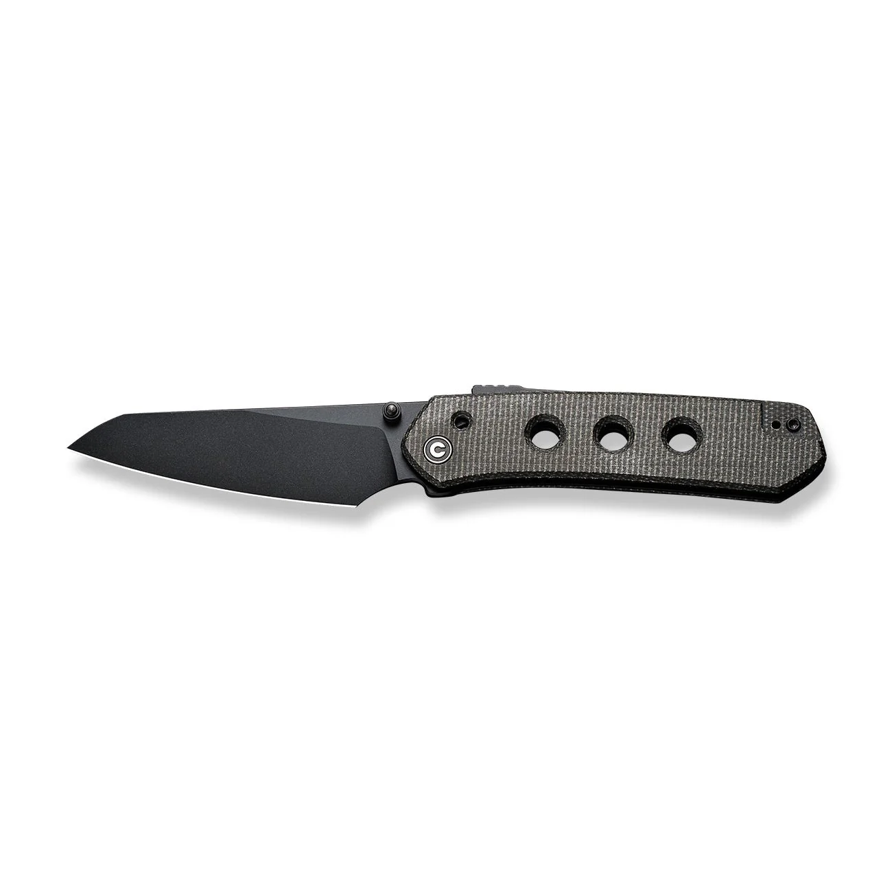 CIVIVI Vision FG Thumb Stud & Superlock Knife Micarta Handle (3.54" Nitro-V Blade) C22036-3 - Image 8