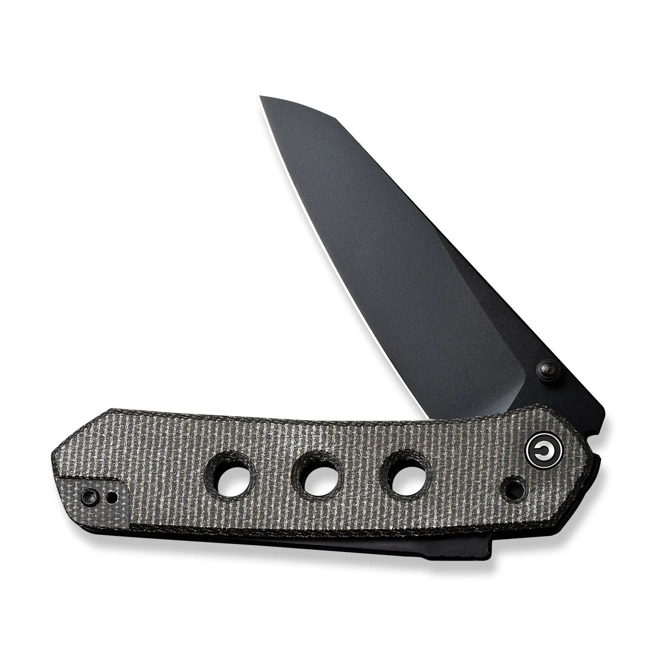 CIVIVI Vision FG Thumb Stud & Superlock Knife Micarta Handle (3.54" Nitro-V Blade) C22036-3 - Image 9