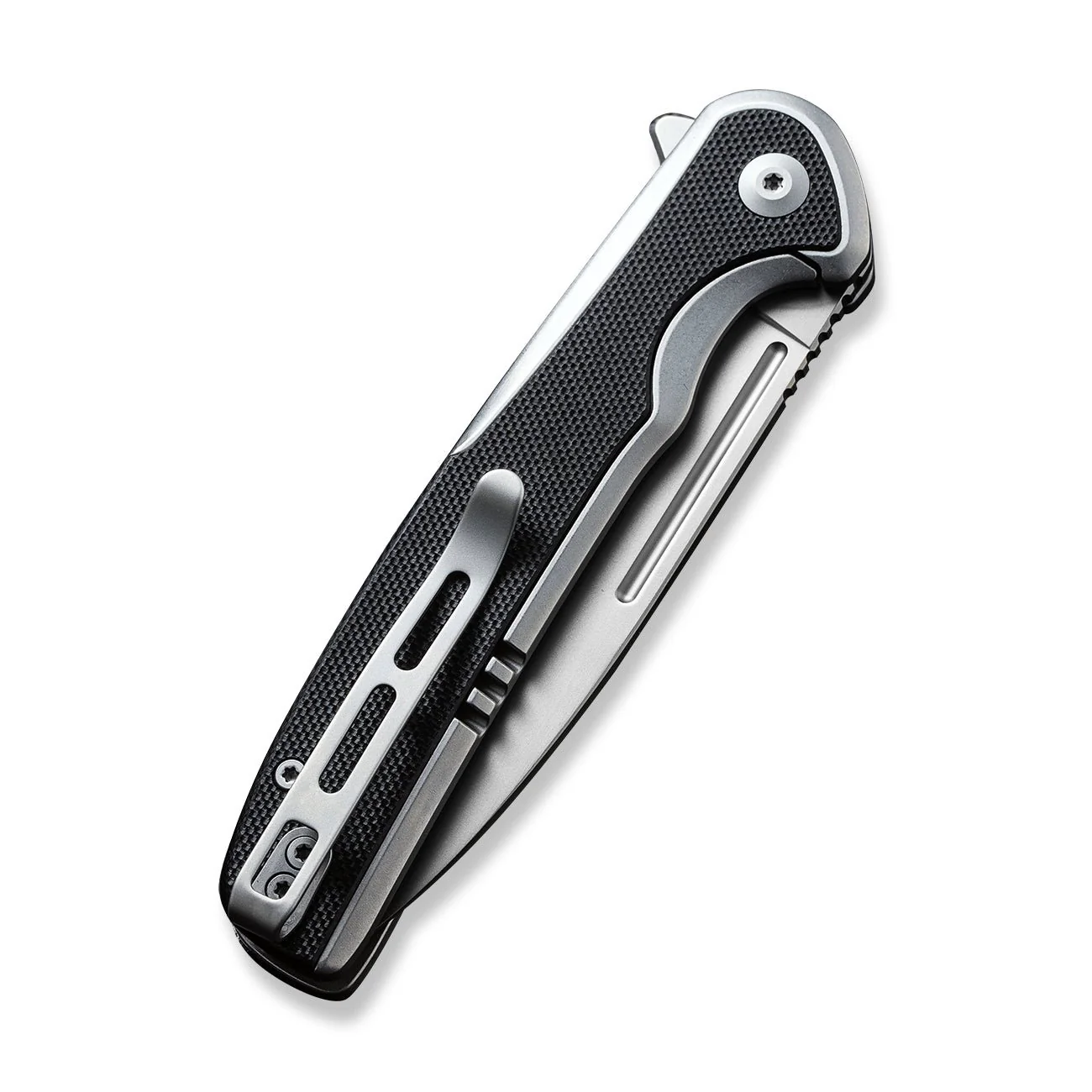 CIVIVI Voltaic Flipper Knife Stainless Steel Handle & G10 Handle (3.48" 14C28N Blade) C20060-2 - Image 7