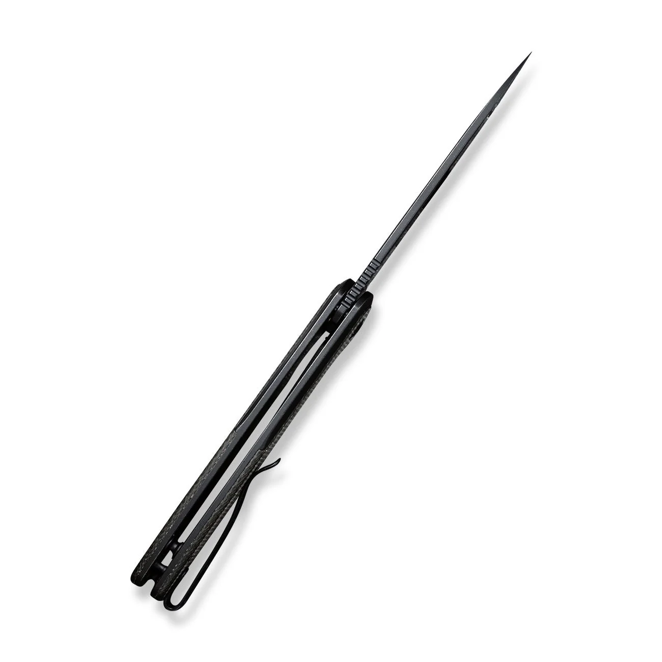 CIVIVI Voltaic Flipper Knife Stainless Steel Handle & Micarta Handle (3.48" 14C28N Blade) C20060-3 - Image 9