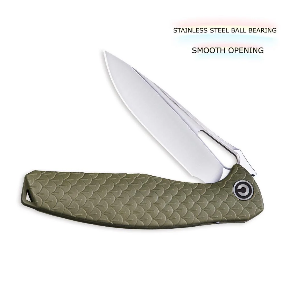 CIVIVI Wyvern Flipper & Thumb Hole Knife FRN Handle (3.45" D2 Blade) C902A - Image 5