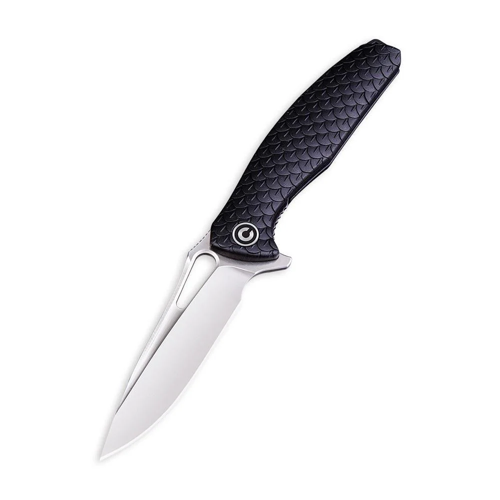CIVIVI Wyvern Flipper & Thumb Hole Knife FRN Handle (3.45" D2 Blade) C902B - Image 3
