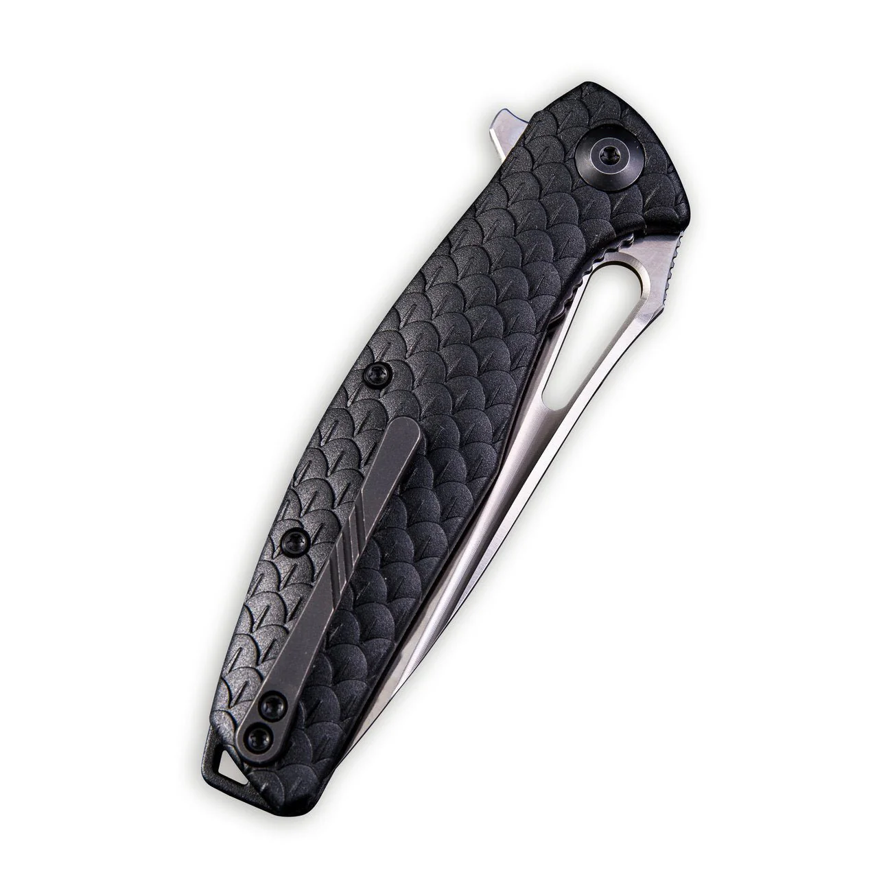 CIVIVI Wyvern Flipper & Thumb Hole Knife FRN Handle (3.45" D2 Blade) C902B - Image 7