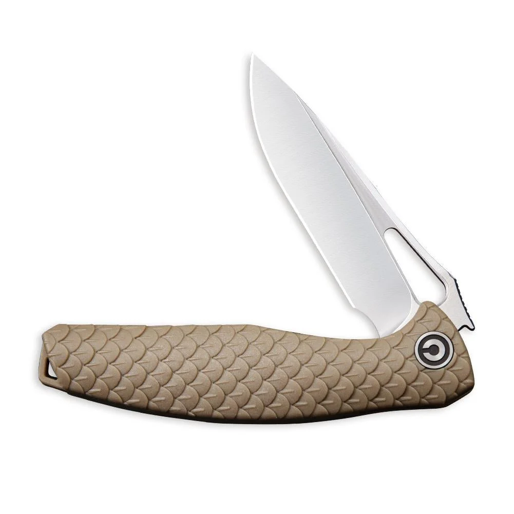 CIVIVI Wyvern Flipper & Thumb Hole Knife FRN Handle (3.45" D2 Blade) C902C - Image 5