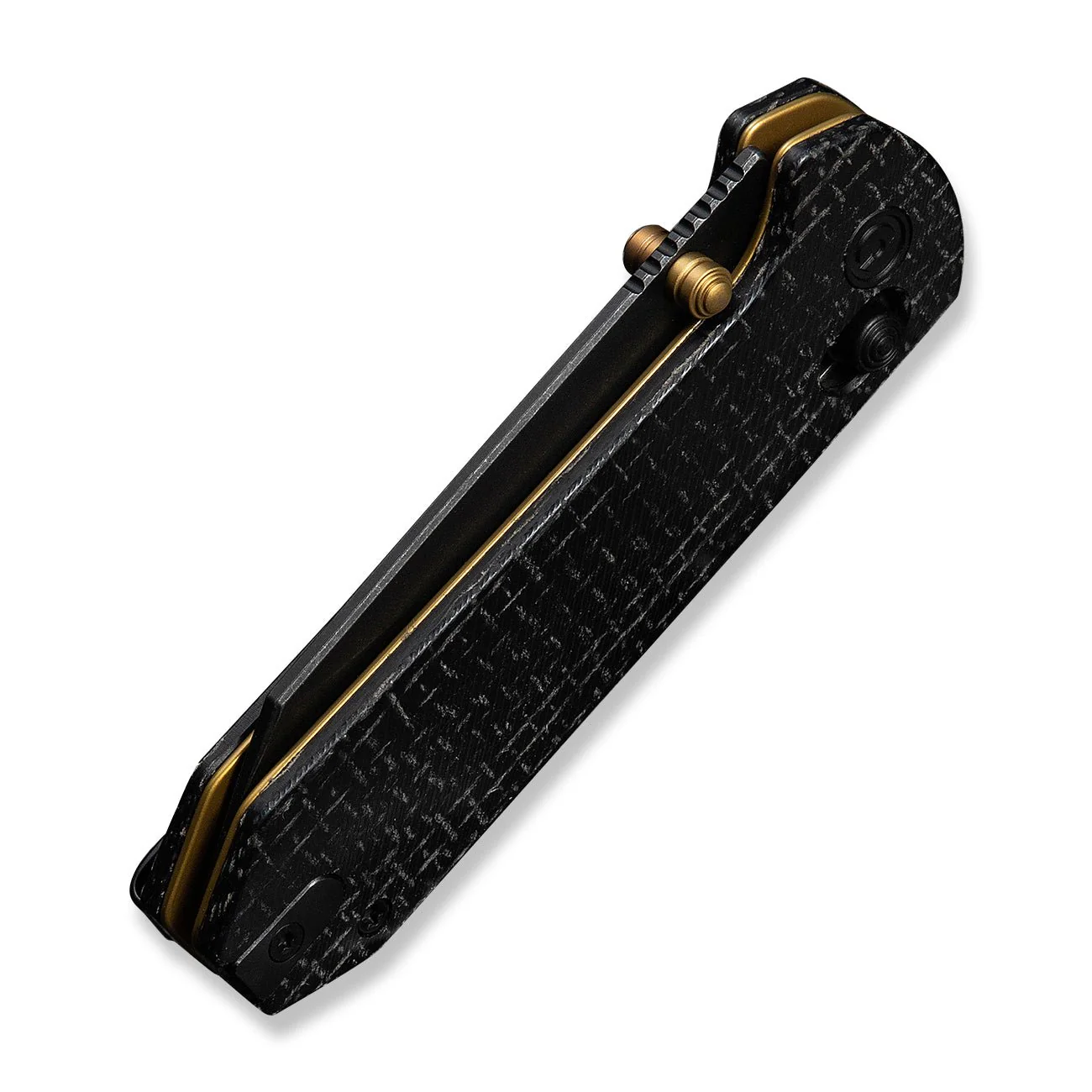 CIVIVI Yonder Thumb Stud & Crossbar Lock Knife Black Burlap Micarta Handle (2.88" Black Stonewashed 14C28N Blade) C23073B-2 - Image 14