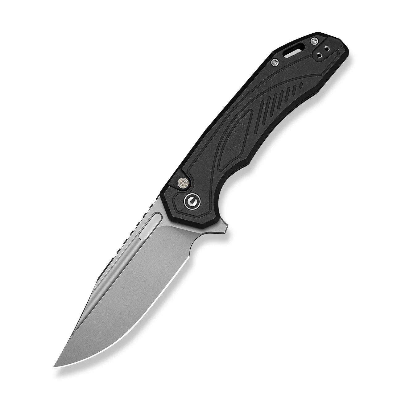 CIVIVI Zelthara Flipper & Thumb Hole Knife Black Magnesium Handle (3.3" Stonewashed 14C28N Blade) C25076 Sample1 - Image 3